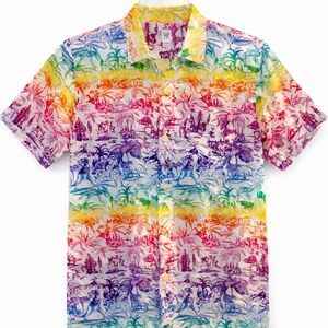 Old Navy Multicolor Tropical Boy's Shirt XXL 14 -16